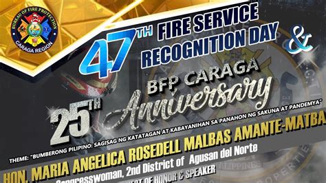 47th Fire Service Recognition Day .